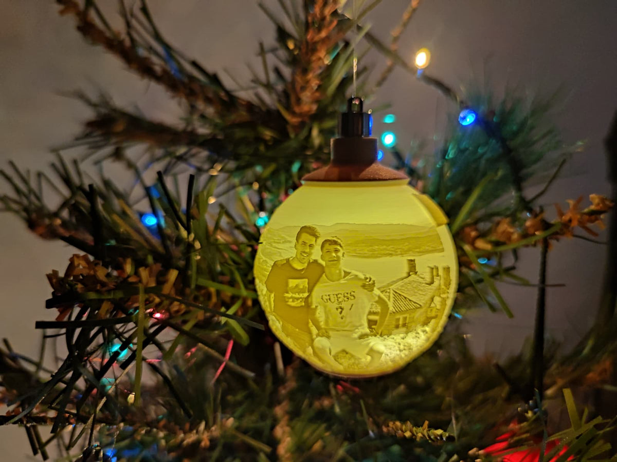 Bola de Navidad personalizada con foto · Ø64 mm