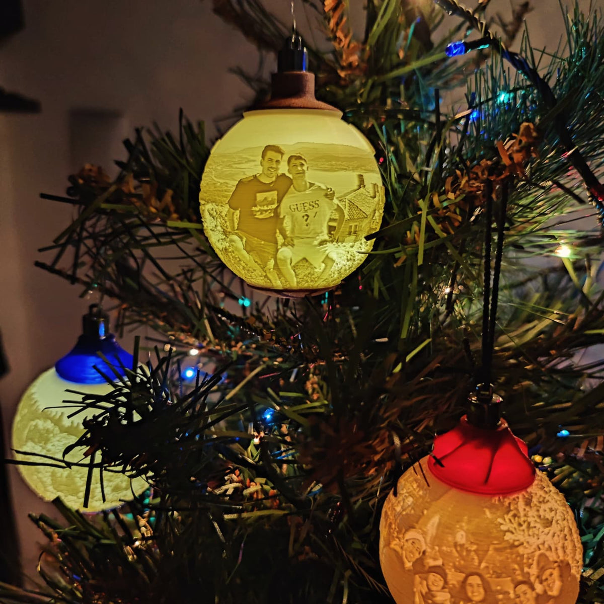 Bola de Navidad personalizada con foto · Ø64 mm