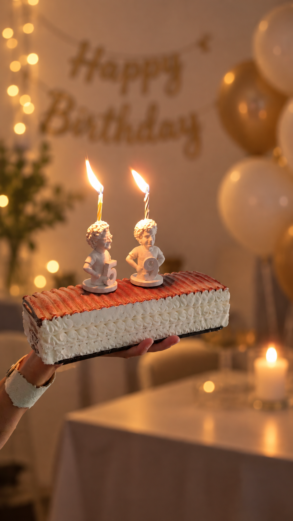 Imagen de ambiente de figuras de cumpleaños personalizadas BRET3D